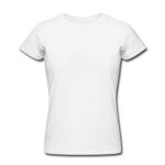 White t-shirt woman meme