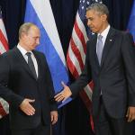 Putin Obama handshake meme