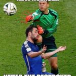 Falcon Punch Neuer | NEW AVENGER NEUER THE DESTROYER | image tagged in falcon punch neuer | made w/ Imgflip meme maker