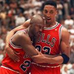 Scottie Pippen and Michael Jordan meme