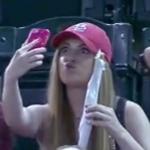 Baseball Selfie Girl meme