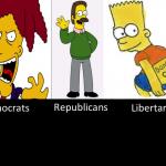 Simpson Political Parties meme