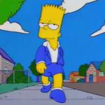 Bart Simpson Strut meme