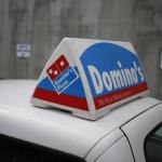 domino's car sign