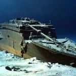 Titanic on the ocean floor