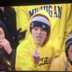 Michigan middle finger guy