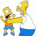Homer Strangling Bart