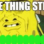 Spongebob Stink  | SOME THING STINKS OOOOOOOOOO | image tagged in spongebob stink | made w/ Imgflip meme maker