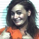 Happy jail girl | TOOK CARE OF THE IDIOT WHO KEPT JAMMING THE COPIER | image tagged in happy jail girl | made w/ Imgflip meme maker