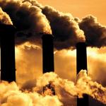 Factory polluting air