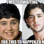 Will It Ever Happen? | I'M STILL WAITING FOR THIS TO HAPPEN TO ME | image tagged in josh peck,before and after | made w/ Imgflip meme maker