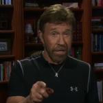 chuck norris pointing