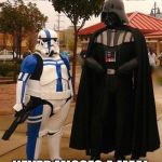 Fat stormtrooper | NEVER HITS A TARGET NEVER MISSES A MEAL | image tagged in fat stormtrooper | made w/ Imgflip meme maker