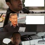 The Rock driving Maury