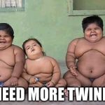 FAT KIDS | WE NEED MORE TWINKIES | image tagged in fat kids | made w/ Imgflip meme maker