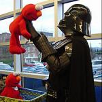 Darth Vader v. Elmo meme