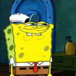SpongeBob grin 2 meme