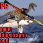 Raptor still going wild | RPG R aging P hilosoraptor G ood | image tagged in raptor rpg,philosoraptor,funny,rpg,philosoraptor gone wild | made w/ Imgflip meme maker