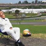 Alonso Sunbathing