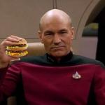 Picard with Big Mac meme