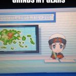 Pokemon Grinds My Gears | YOU KNOW WHAT REALLY GRINDS MY GEARS PEOPLE WHO ABUSE EVASION | image tagged in pokemon grinds my gears | made w/ Imgflip meme maker