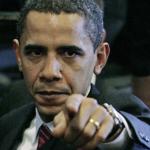 Pointing Obama
