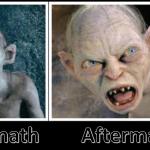 aftermath golum meme