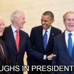 laughs in presidential | [LAUGHS IN PRESIDENTIAL] | image tagged in laughs in presidential | made w/ Imgflip meme maker