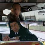 the rock and vincent give her a ride meme