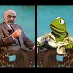 Kermit vs Sean Connery Wheelchairs meme