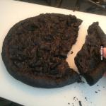 Burnt pizza 