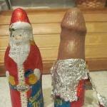Santa chocolate penis