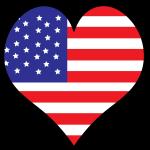 American Flag Heart meme