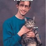 cat-nerd | HEY LADIES, I'M HARD TO BEAT AT CHESS HELP ME | image tagged in cat-nerd | made w/ Imgflip meme maker
