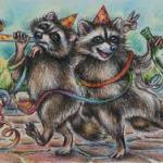 Party raccoons