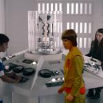 Adric and Clara in the TARDIS Console Room