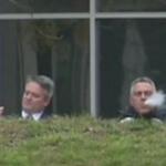 Joe Hockey Sucking on a Cigar