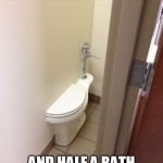 Scumbag Real Estate Agent | THE REAL ESTATE AGENT SAID ONE BATHROOM UPSTAIRS AND HALF A BATH DOWNSTAIRS. | image tagged in toilet fail,memes | made w/ Imgflip meme maker
