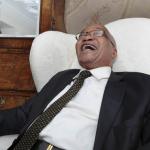 Zuma laughing