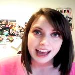 Overly Attached Girlfriend Laina Morris pink shirt