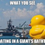 Kwacken | WHAT YOU SEE FLOATING IN A GIANT'S BATHTUB | image tagged in kwacken | made w/ Imgflip meme maker