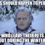 Jack Nicholson The Shining Snow Meme Generator - Imgflip