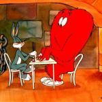 Bugs Bunny and Gossamer meme