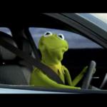 Kermit driving