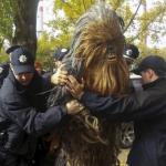 chewbacca arrested meme