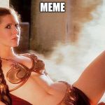 Return of the Jedi wins! | MEME | image tagged in star wars slave leia,disney killed star wars,star wars kills disney,schwing | made w/ Imgflip meme maker