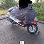 Scooterhead | I CANT DRIVE 45 | image tagged in scooterhead | made w/ Imgflip meme maker