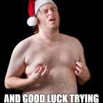Have a Merry Christmas! | MERRY CHRISTMAS AND GOOD LUCK TRYING TO UN-SEE THIS | image tagged in sexy santa,christmas,meme,funny,lol | made w/ Imgflip meme maker
