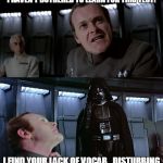 Disturbing | I HAVEN'T BOTHERED TO LEARN FOR THIS TEST! I FIND YOUR LACK OF VOCAB...DISTURBING | image tagged in disturbing | made w/ Imgflip meme maker