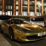 Gold Plated Ferrari 